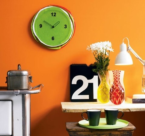 楼房风水进户门顶部挂表好吗